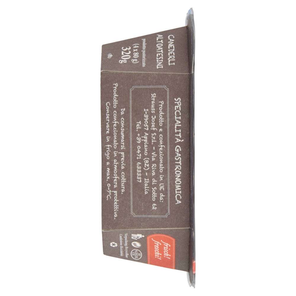 Strauss Canederli allo Speck 4 x 80 g